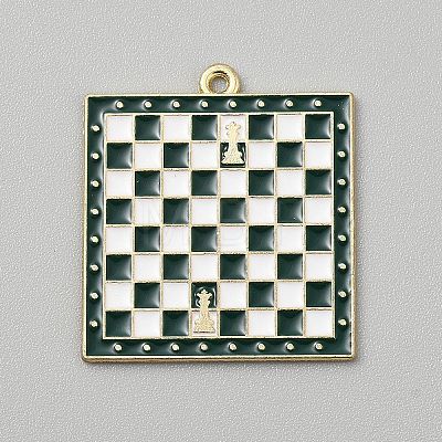 Alloy Enamel Pendants ENAM-WH20012-02G-16-1