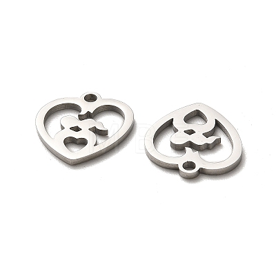 Valentine's Day 316 Surgical Stainless Steel Charms STAS-H190-15P-01-1