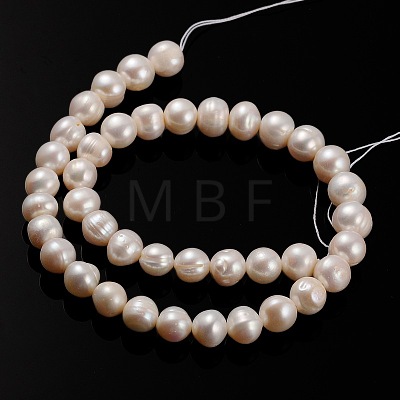 Natural Cultured Freshwater Pearl Beads Strands PEAR-E002-31-01-1