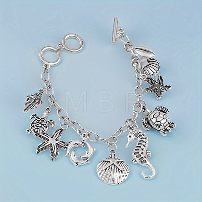Ocaen Alloy Charm Bracelets FS-WGFD137-01-1