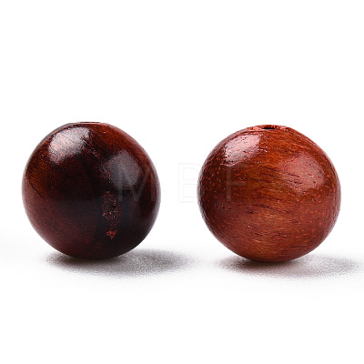 Natural Wood Beads WOOD-S666-10mm-01-1
