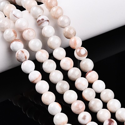 Natural Persian Jade Beads Strands G-A255-A02-01K-1