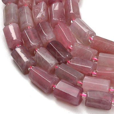 Natural Madagascar Rose Quartz Beads Strands GG-CBA7621-A04-01-1