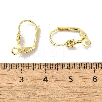 Brass Leverback Earring Findings FIND-Z039-26G-1