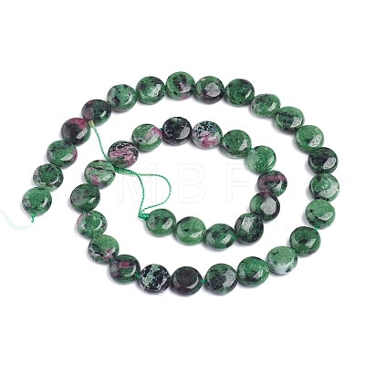 Natural Ruby in Zoisite Beads Strands G-L505-10-10mm-1