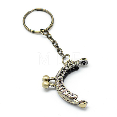 Iron Purse Frame Handle for Bag Sewing Craft Tailor Sewer X-FIND-T008-186AB-1