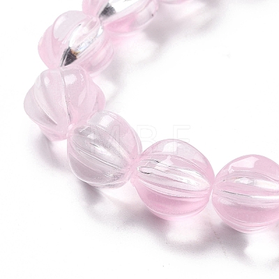 Transparent Glass Beads Strands GLAA-F114-02B-02-1