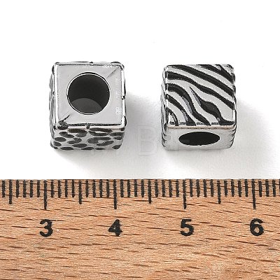 Plating Acylic Enamel European Beads AC-CBAE004-01A-1