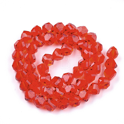 Glass Beads Strands GLAA-T006-06B-02-1