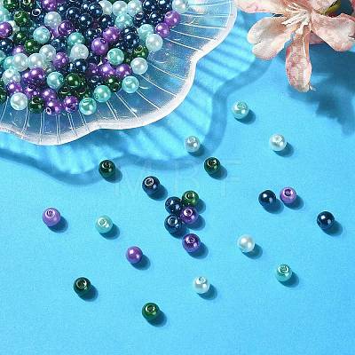 Glass Pearl Beads HY-X006-6mm-11-A-1