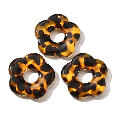Transparent Acrylic Pendants OACR-D303-01B-1