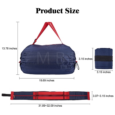 Polyester Portable Shopping Bag ABAG-SZC0008-02G-1