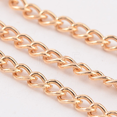 Iron Twisted Chains Curb Chains X-CH-L001-15G-1