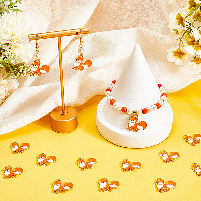 30Pcs Thanksgiving Day Alloy Enamel Pendants ENAM-SC0005-82-1