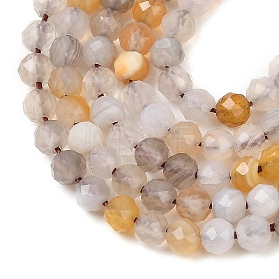 Natural Botswana Agate Beads Strands G-A129-3mm-18-1