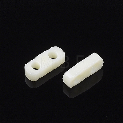2-Hole Opaque Glass Seed Beads SEED-S023-04I-1
