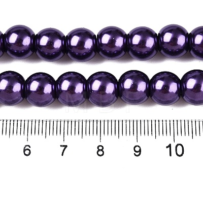 Baking Paint Glass Pearl Bead Strands HY-Q003-3mm-20-1