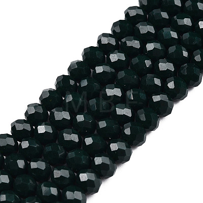 Opaque Solid Color Imitation Jade Glass Beads Strands LS-EGLA-A044-P4mm-D12-1