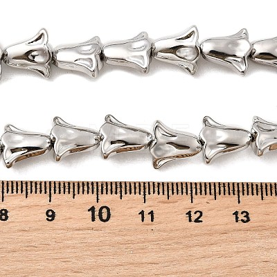 Electroplate Glass Beads Strands X-EGLA-F166-14P-1