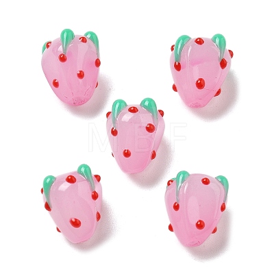 Transparent Glass Bumpy Beads LAMP-V001-03-1