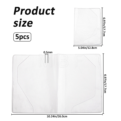 PVC Book Cover OFST-WH0004-080A-1