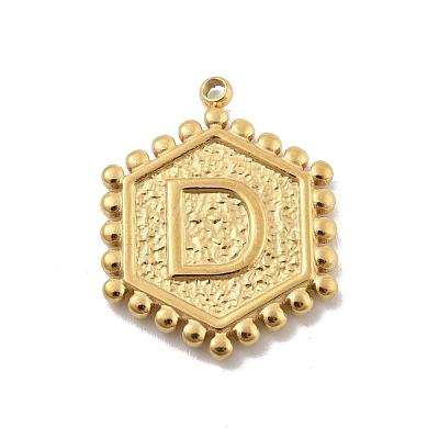 201 Stainless Steel Pendants STAS-R227-01E-G-1