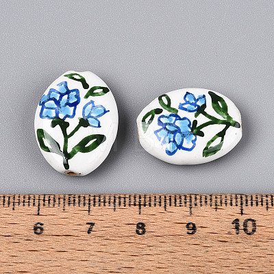 Handmade Porcelain Beads PORC-T134-04B-1