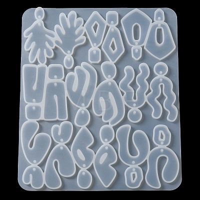 DIY Silicone Irregular Shape Pendant Molds LS-DIY-M047-01A-1
