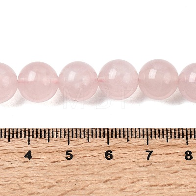 Natural Madagascar Rose Quartz Beads Strands G-B167-A07-10mm-1