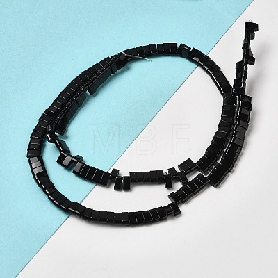 Natural Black Onyx Beads Strands G-Z045-A15-01-1