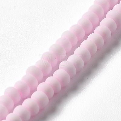 Handmade Frosted Porcelain Beads PORC-E017-01T-1