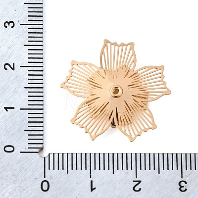 Brass Bead Caps KK-C167-03F-G-1