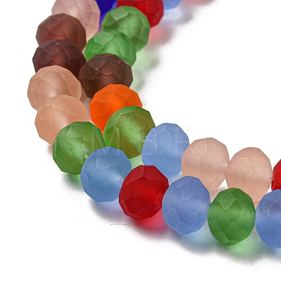 Transparent Glass Beads Strands X-EGLA-A034-M8mm-63-1