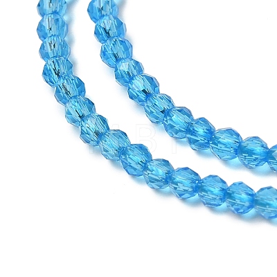 Glass Beads Strands EGLA-E057-02B-21-1