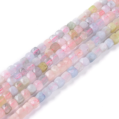 Natural Morganite Beads Strands G-L537-009A-1