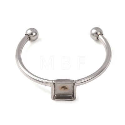 304 Stainless Steel Cuff Rings Components SA-CBA8B85-10A-P-1