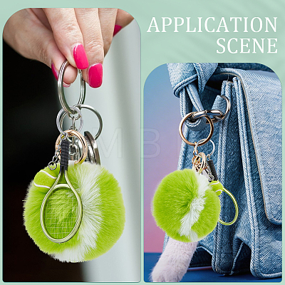 Polyester Pendant Decorations AJEW-WH20020-617E-1