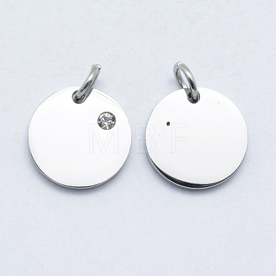 316 Surgical Stainless Steel Pendants STAS-K178-06P-1