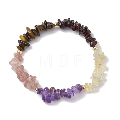 Sagittaus Guardian Gemstone Stretch Bracelets BJEW-JB11108-11-1