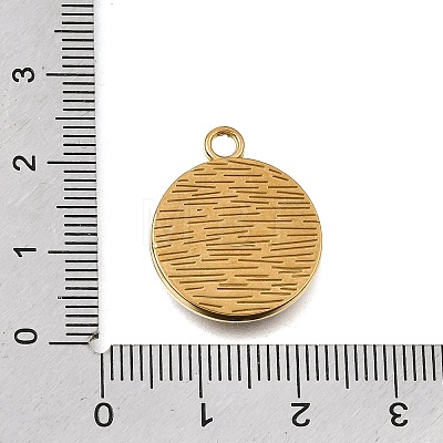 304 Stainless Steel Enamel Pendants STAS-D393-01G-1