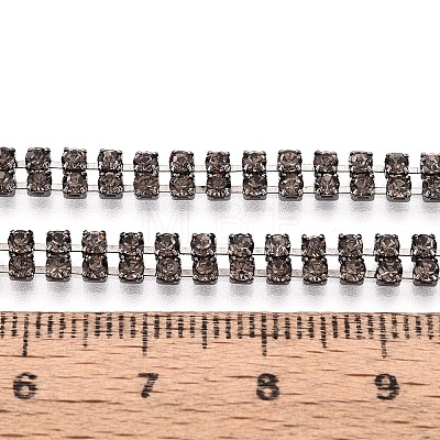 Iron Rhinestone Cup Chains CH-N005-04C-B-1