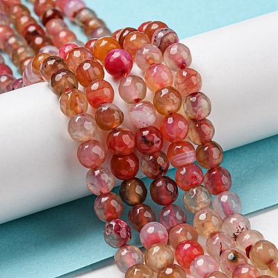 Natural Agate Beads Strands X-G-C082-A01-21-1