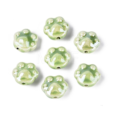 Handmade Porcelain Beads PORC-N012-08F-1