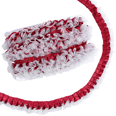 1Pc Polyester Ruffled Trimming DIY-ME0003-35A-1