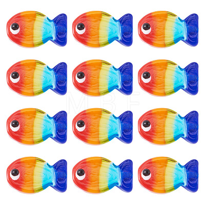 12Pcs Handmade Lampwork Beads LAMP-TA0001-75-1