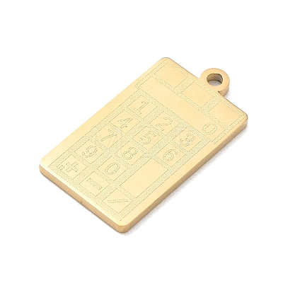 304 Stainless Steel Pendants LS-SA-CBAE115-13D-G-1