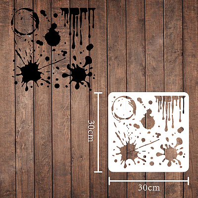Plastic Reusable Drawing Painting Stencils Templates DIY-WH0172-234-1