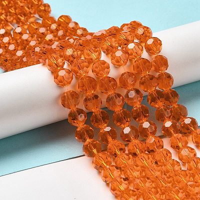 Transparent Glass Beads EGLA-A035-T10mm-D05-1