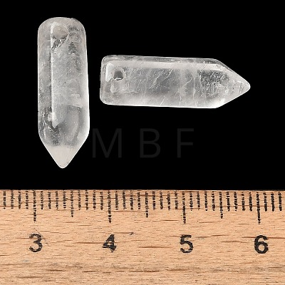 Natural Quartz Crystal Pointed Pendants G-C158-05C-1