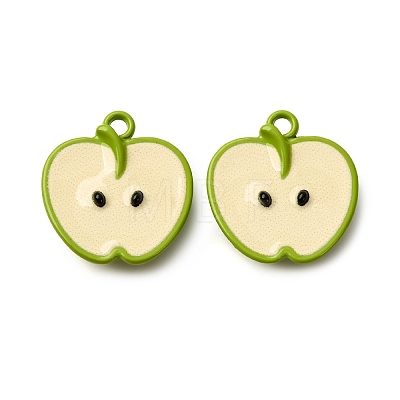 Baking Paint Alloy Pendants FIND-G097-04G-1